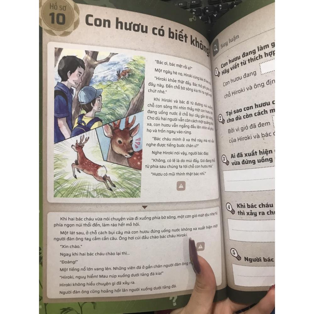 Sách - Thử tài thám tử : Những vụ án về sinh vật - NXB Kim Đồng