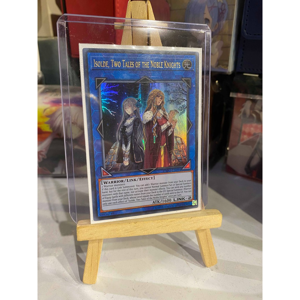 Lá bài thẻ bài Yugioh Isolde Two Tales of the Noble Knights – Ultra Rare - Tặng bọc bài nhựa bảo quản