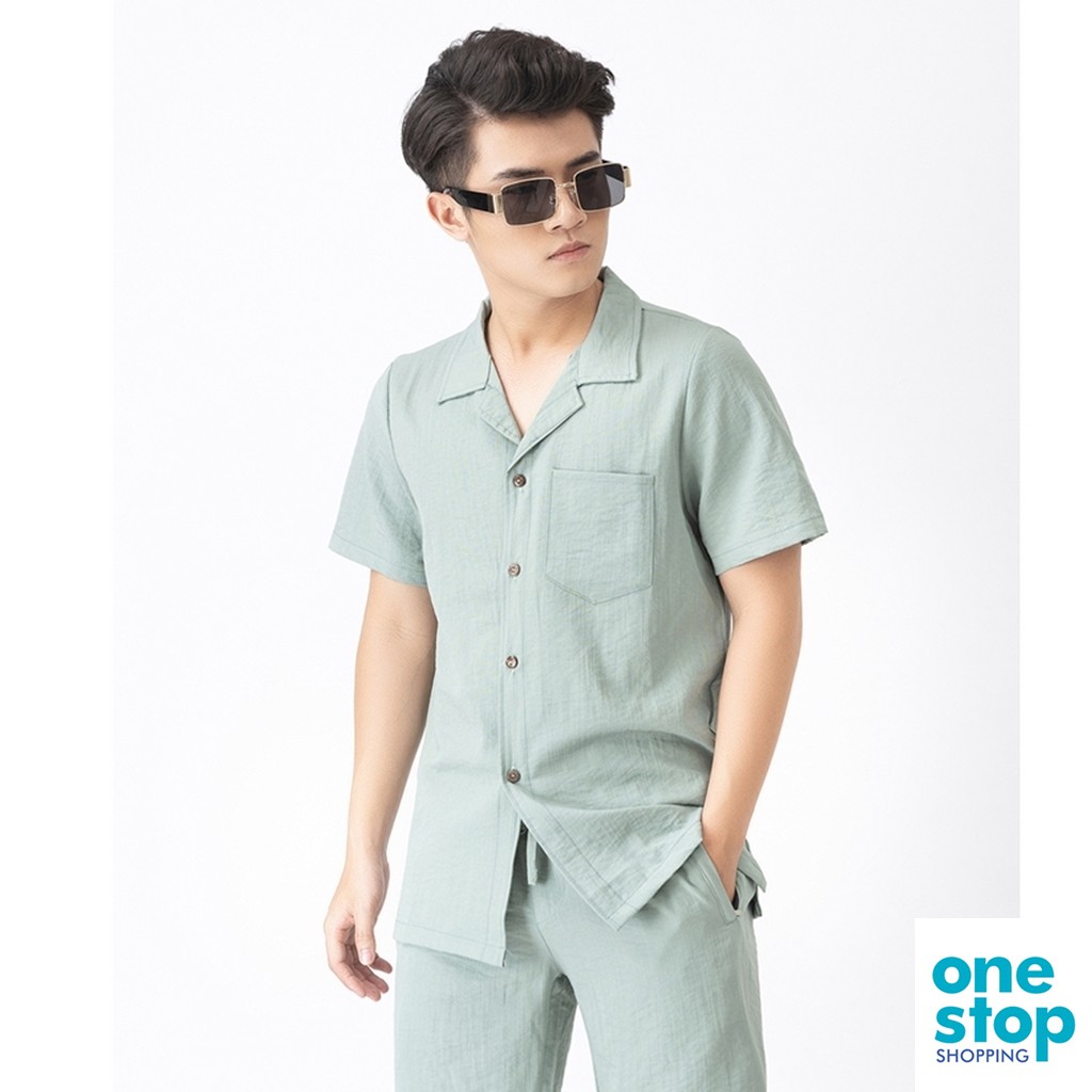 [Mã FAMANU84 giảm 10% đơn 0đ] Áo sơ mi cổ bẻ chất liệu vải đũi thoáng mát thời trang nam One shop | BigBuy360 - bigbuy360.vn