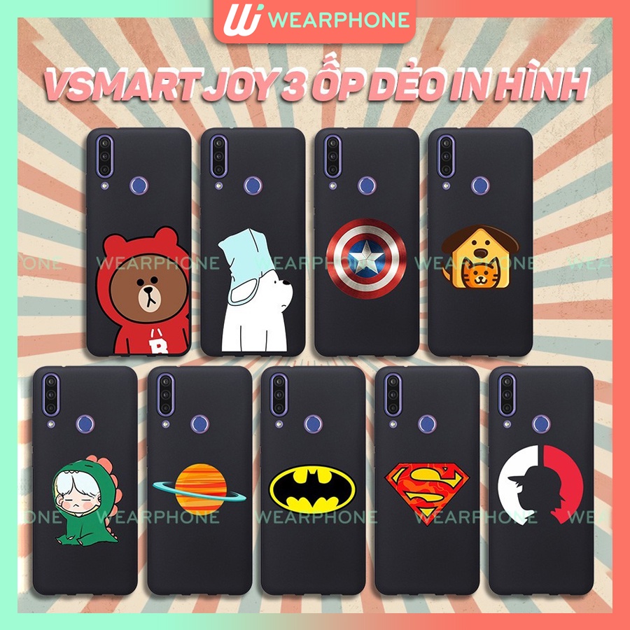 Ốp Lưng Vsmart Joy 3 Dẻo Đen In Hình Nhiều Mẫu PB | BigBuy360 - bigbuy360.vn