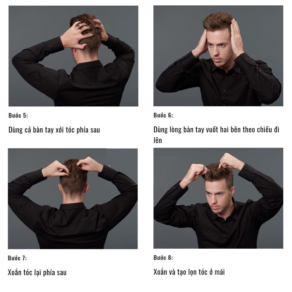 Sáp Pomade Perfect Raise Tạo Kiểu Edgy Quiff và Giữ Độ Phồng Tóc MPKV17