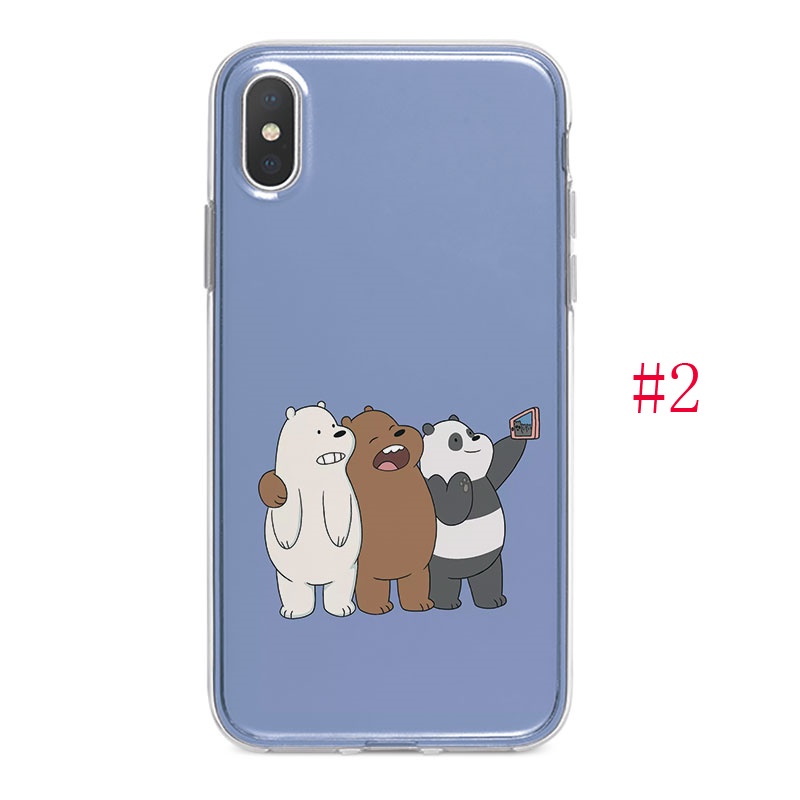 Ốp lưng Samsung Galaxy A6 A6+ Plus A7 A8 A8+ Plus A9 2018 vỏ điện thoại Silicone mềm Case Ba con gấu3