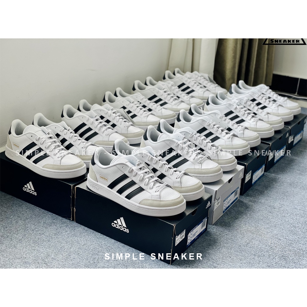 Giày Sneaker Adidas Grand Court SE Chính Hãng Giày Thể Thao Nam Adidas Màu Trắng Chuẩn Auth [FW3277] Simple Sneaker