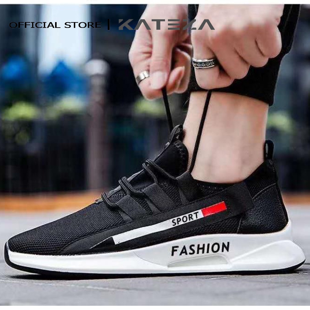 Giày thể thao nam cao cấp chất vải thoáng khí đế mềm phong cách sneaker trẻ trung nhiều màu size (39-43) - KATEZA MS56