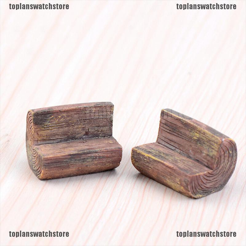 [COD Tope] Ghế Dài Mini Thời Trang Mới Cao Cho Nhà Búp Bê
