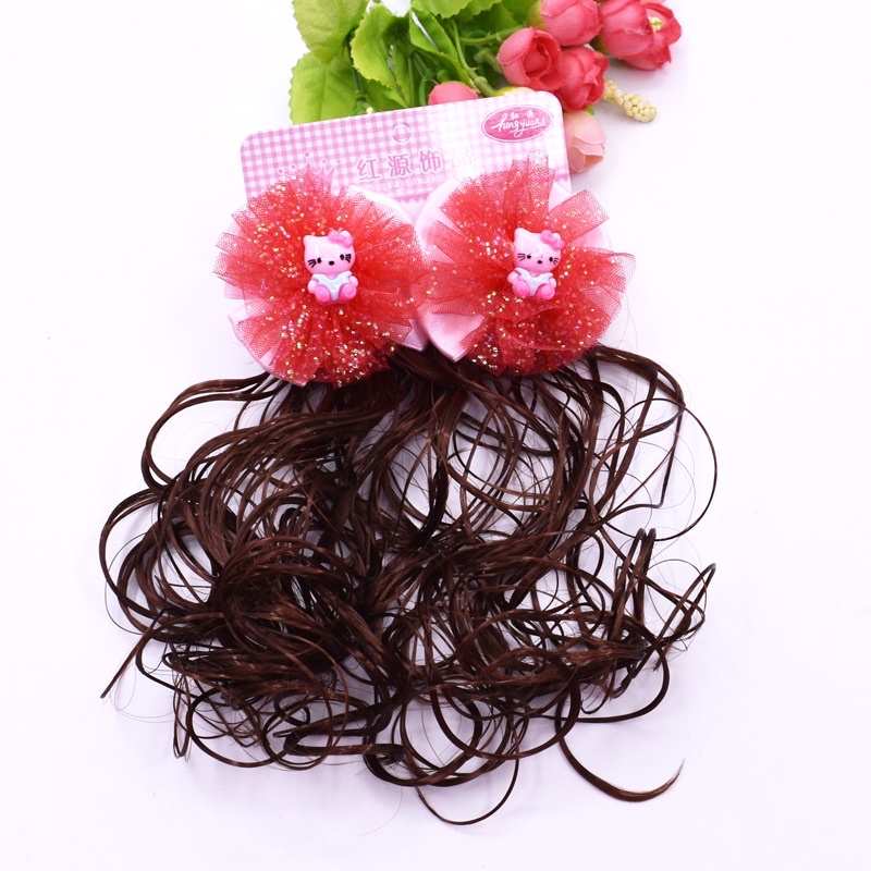 Sét 2 Kẹp tóc giả xinh xinh cho bé