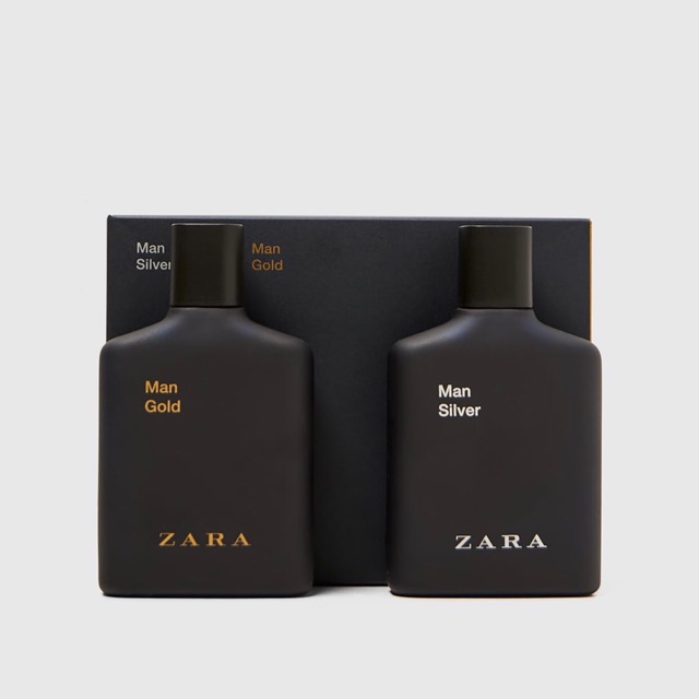 NƯỚC HOA ZARA MAN SET SILVER-GOLD, SILVER-UOMO