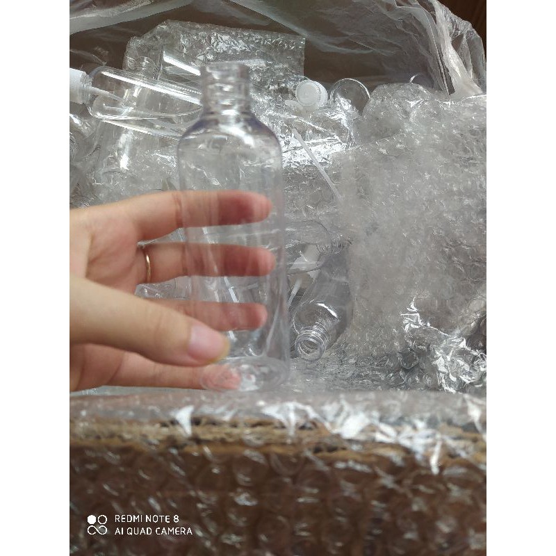 Thanh lý chai xịt phun xương nhựa trong 100ml giá rẻ