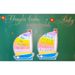 Thuyền buồm A3 - Đồ dùng dạy học Ruby