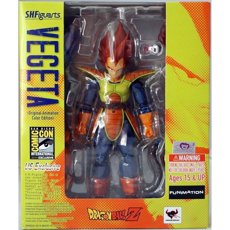 🌟GIÁ HỦY DIỆT🌟 Mô Hình Vegeta Bản Độc Quyền Comic-Con Dragon Ball 7 Viên Ngọc Rồng SHF - S.H. Figuarts Full Box