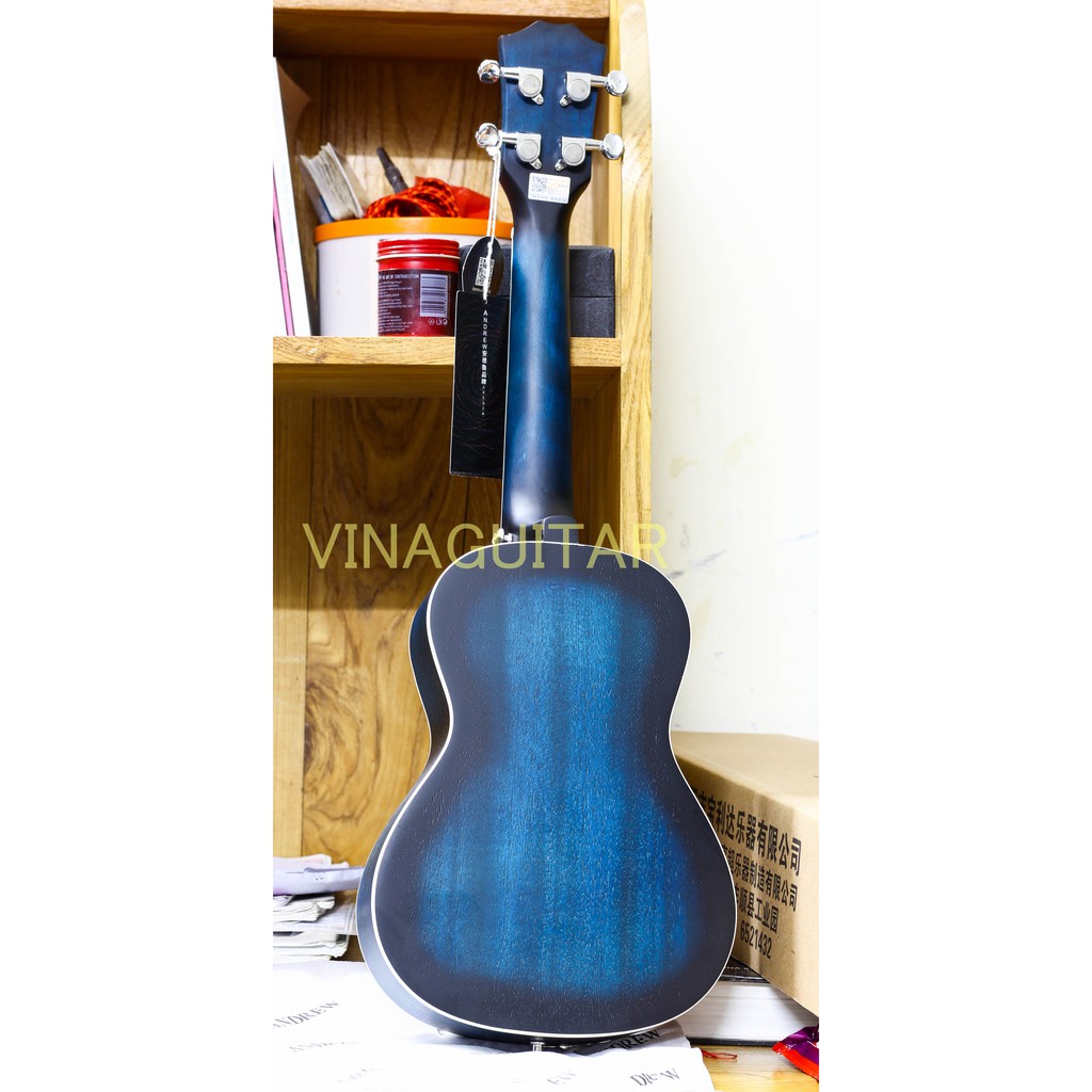 Đàn Ukulele Tenor Andrew A-805 Cao Cấp Full Gỗ Mahogany chính hãng