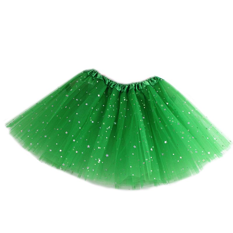 Chân Váy Tutu Nhiều Lớp Màu Sắc Lấp Lánh Dùng Để Múa Ba Lê Dành Cho Nữ