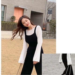 Jumpsuit Quần Dài Đơn Giản