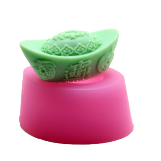 Khuôn Silicone Thỏi Vàng Trung 7Cm