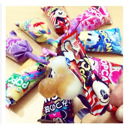[Sale] Kẹo mút Glico Popcan Mickey Nhật Bản lẻ 1 chiếc