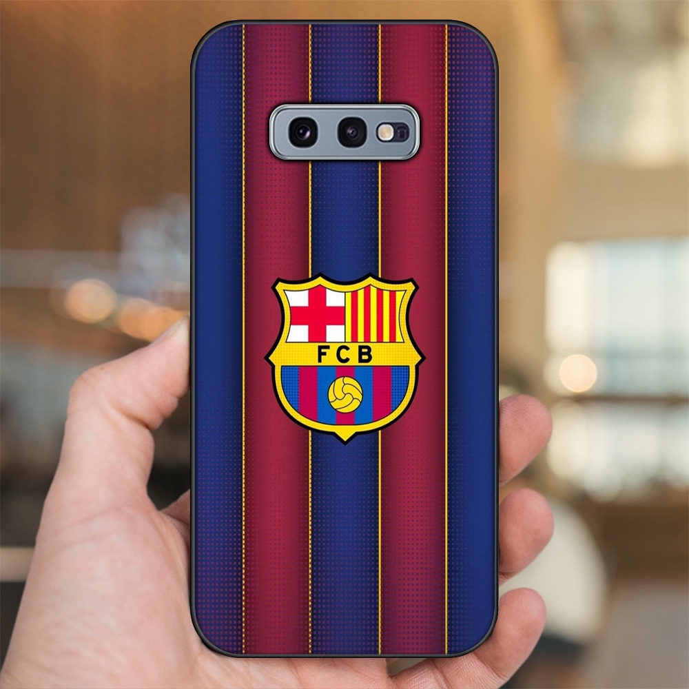 Ốp lưng Samsung S10e viền đen in hình Barcelona Barca