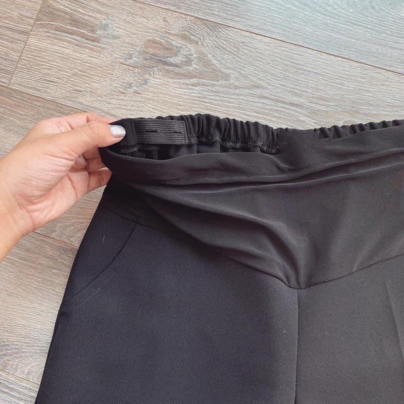 Quần bầu - quần baggy bầu công sở thiết kế trẻ trung hiện đại cho size từ 40 tới 70kg
