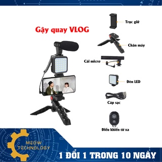 Gậy quay Vlog nhỏ gọn, tiện lợi, chống rung, Tay cầm chống rung
