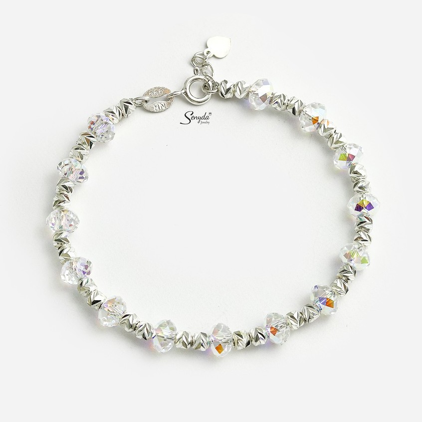 Lắc tay lê xen bi giác bạc 999 Senyda Jewelry LT210-LT211