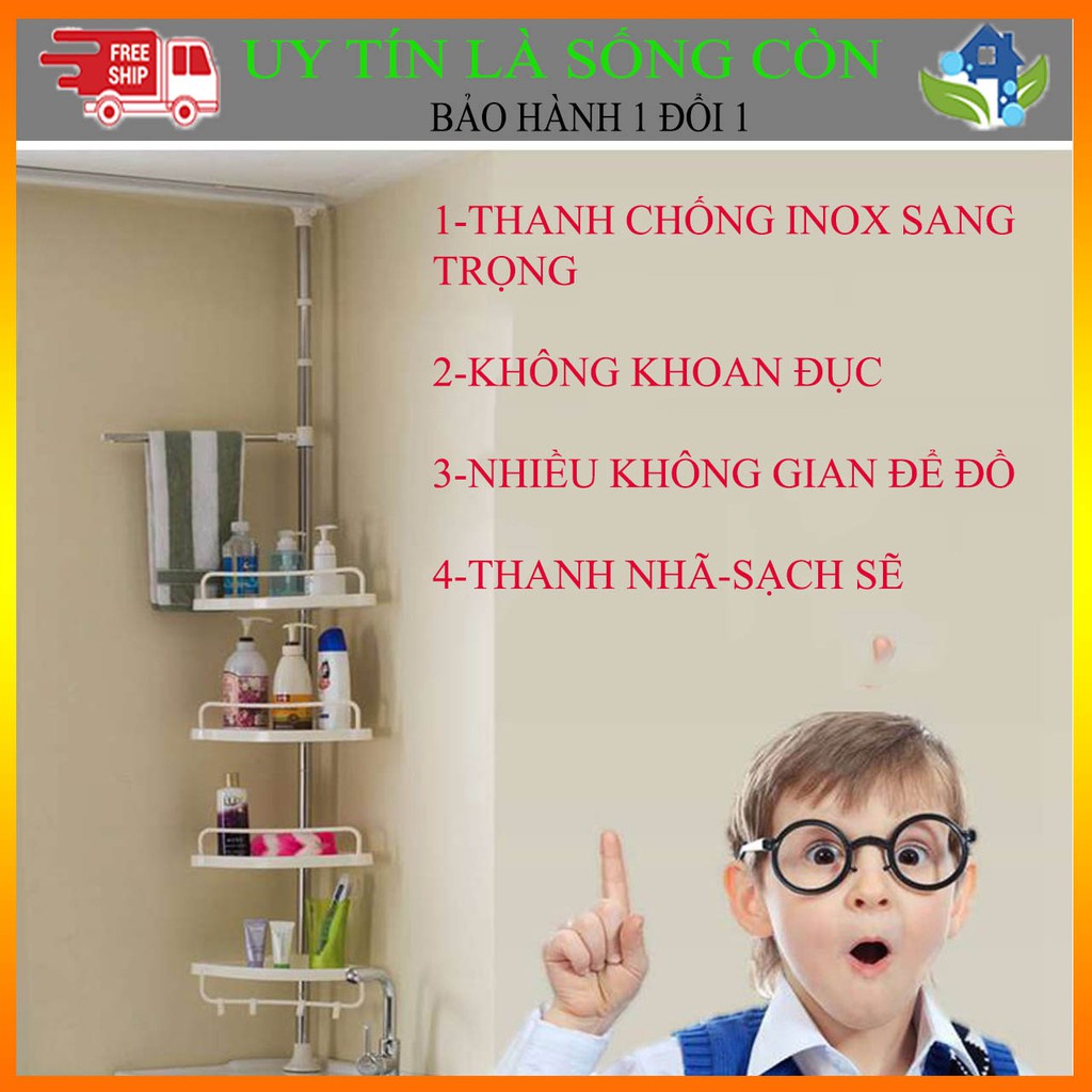 Kệ Góc Nhà Tắm 5 Tầng Mẫu Hót Vừa Mới Về Giá Hạt Rẻ