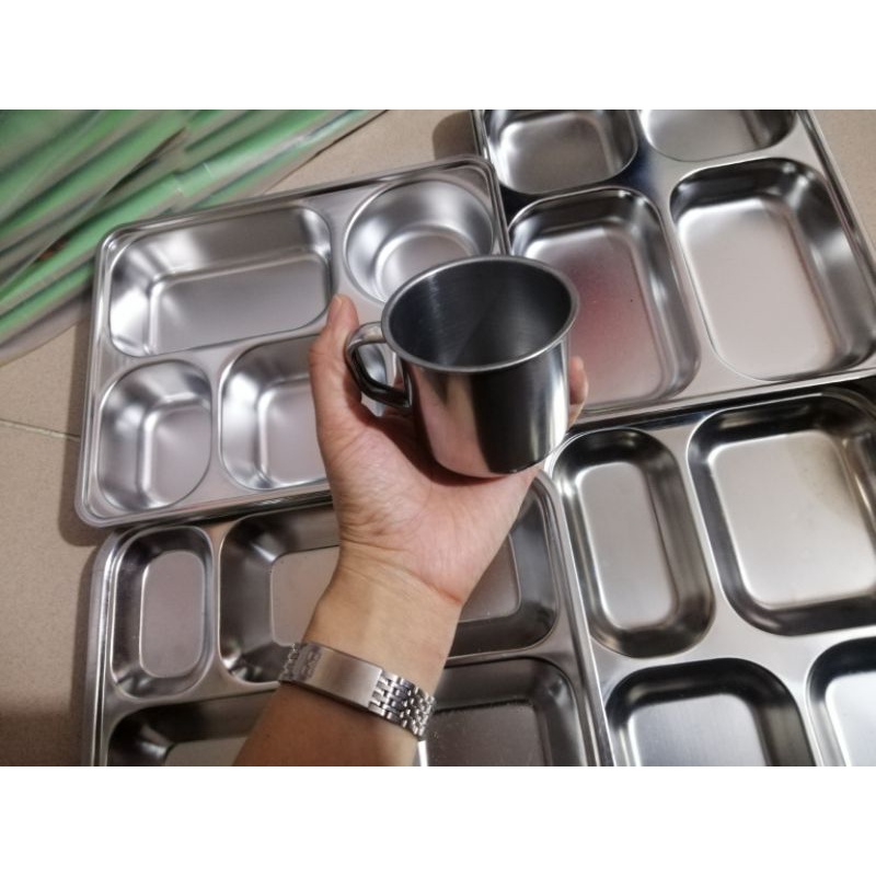 KHAY CỐC BÁT INOX ĐƯNG ĐỒ CHO TRẺ