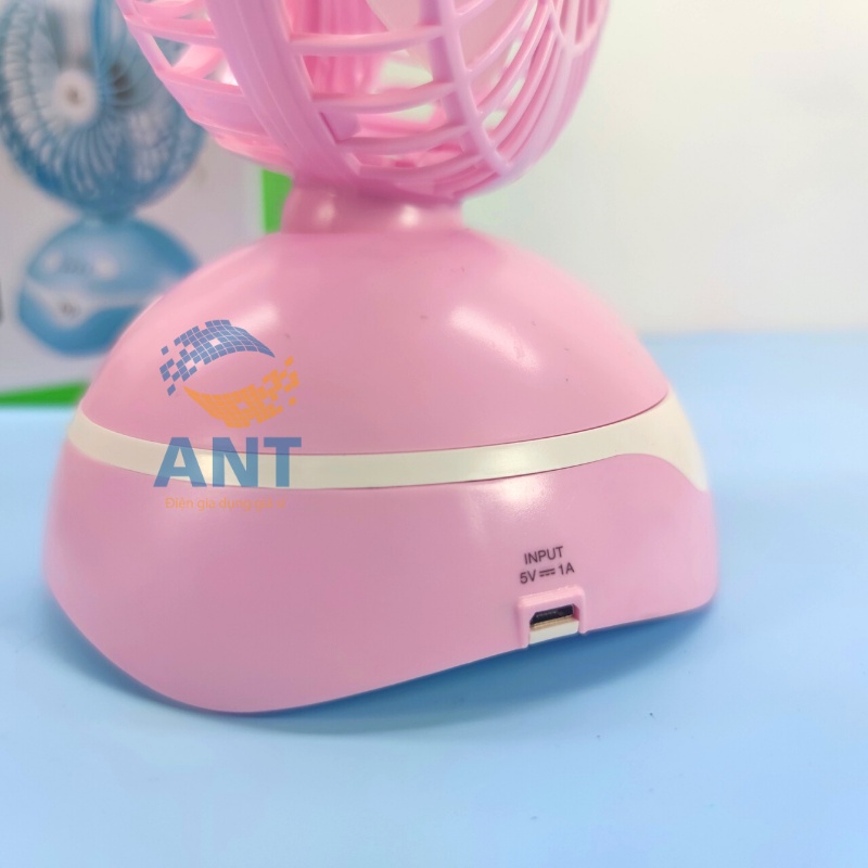 Quạt sạc tích điện PHUN SƯƠNG  DP 7623