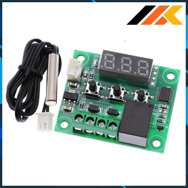 Mạch cảm biến kiểm soát nhiệt độ W1209 Relay 12VDC chế máy ấp trứng gà trứng vịt trứng chim đa năng
