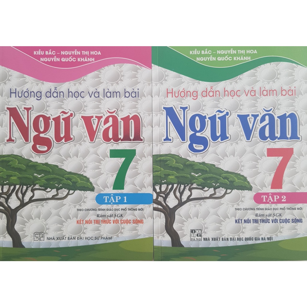 Sách - Combo Hướng dẫn học và làm bài Ngữ Văn 7 (Bám sát SGK Kết Nối)