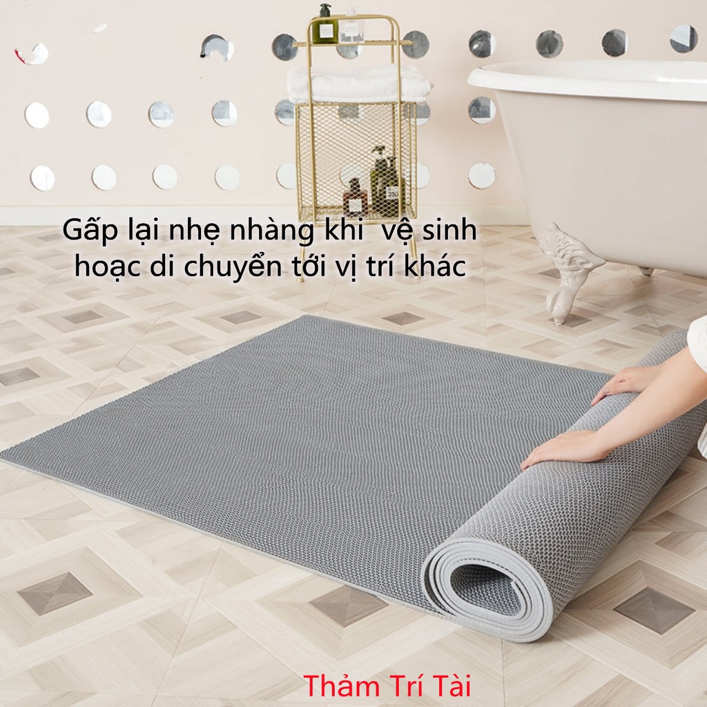 Thảm nhựa lưới  chống trơn, trượt nhà tắm, nhà bếp, nhà vệ sinh khổ 1.2*1m, 1.2*0.5m thảm nhựa lưới