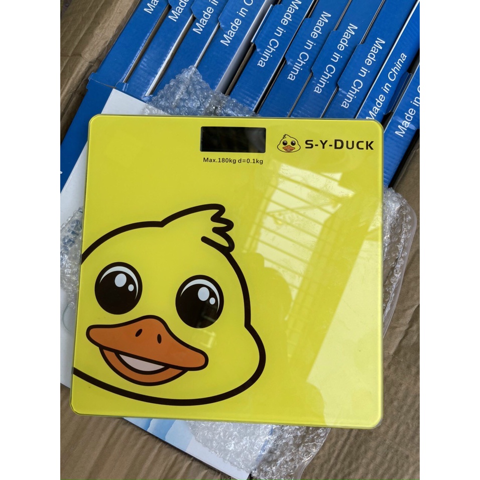 CÂN 180KG MẶT KÍNH CƯỜNG LỰC HÌNH CON VỊT