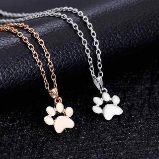 Vòng cổ mặt hình dấu chân chó thời trang cho nữ