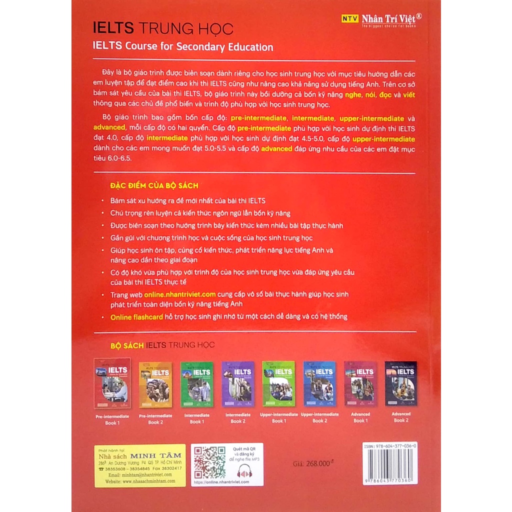 Sách IELTS Trung Học - Pre-intermediate - Book 1 - NTV