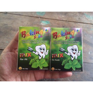 BAKING soda trắng răng dùng nhiều lần thoải mái