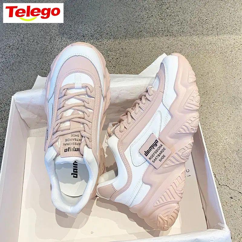 Giày Sneaker Đế Dày Thiết Kế Mới Thời Trang Mùa Xuân Dành Cho Nữ