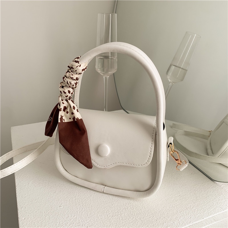 Túi Đeo Vai Hình Vuông Màu Trơn Phong Cách retro Đơn Giản Thời Trang 2022