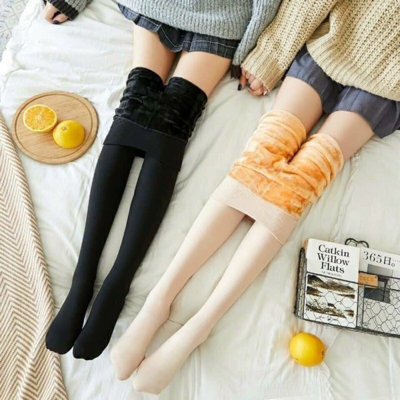 Quần Tất Lót Lông Cao Cấp Ấm Áp Mùa Đông