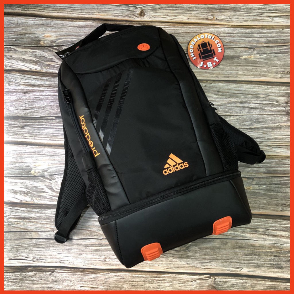 Balo Laptop DASS [ HÀNG VNXK BH 1 NĂM ] Balo Adidas Predator - Thiết kế vuông vắn cứng cáp có ngăn đựng laptop CHÔNG NƯỚ