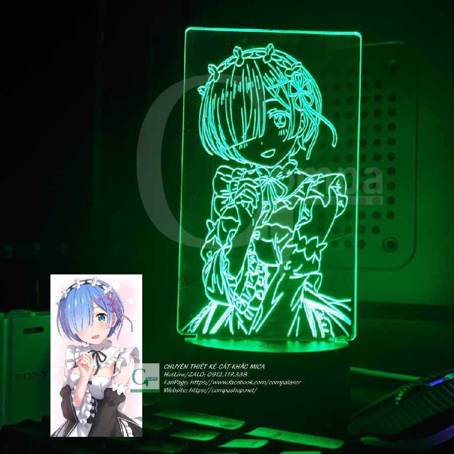 Đèn Ngủ RE ZERO Rem Type 10 AREZ0110 16 MÀU TÙY CHỈNH COMPASHOP