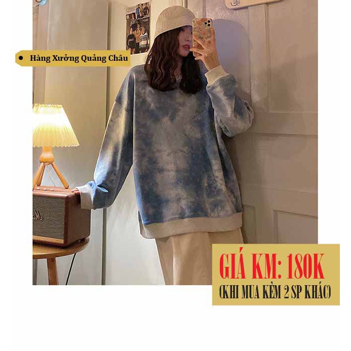 Áo khoác Sweater nỉ Ulzzang Quảng Châu AST2