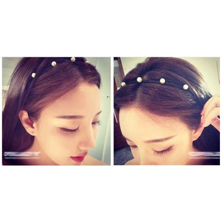 Bờm cài tóc đính hạt cườm hot trend- Bo04