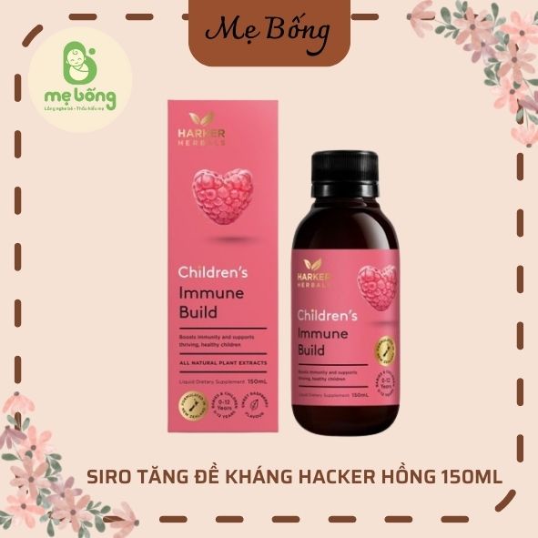 Siro tăng đề kháng Hacker Herbals New Zealand 150ml cho bé 0-12y