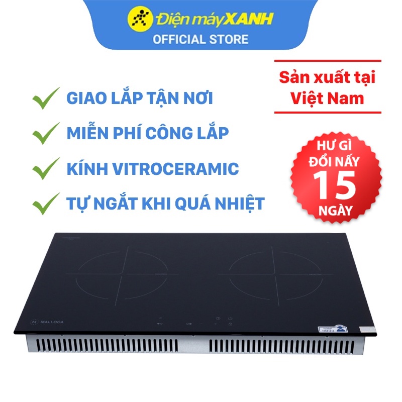 Bếp từ đôi Malloca MH-7320I