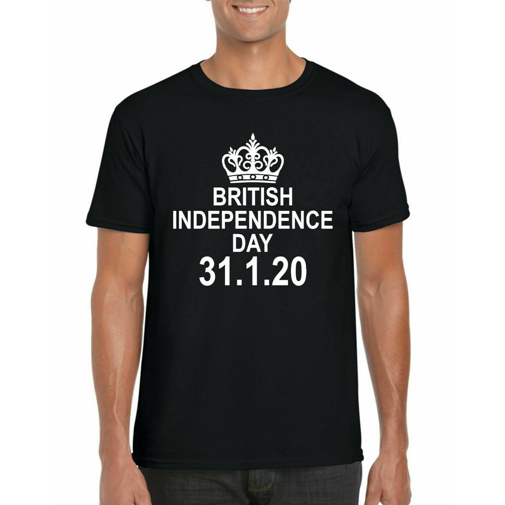 XS-6XL [Plus size Comfortable] British Independence Day 31 1 20 Brexit Uk Boris Johnson gildan cotton tees Valentines Gift