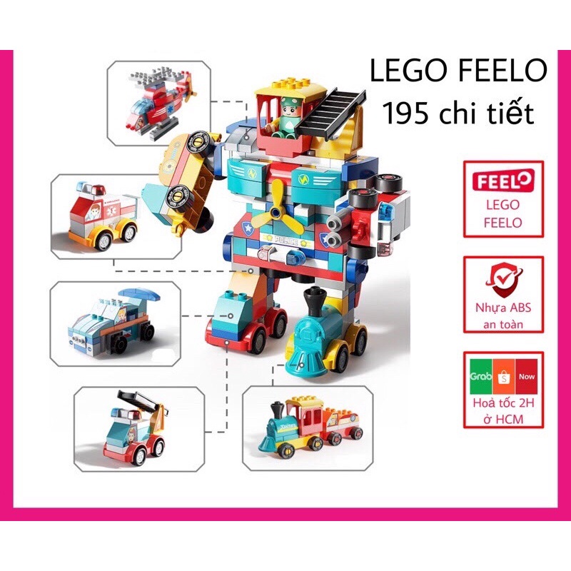 Lego Feele Duplo biến hình 195 chi tiết