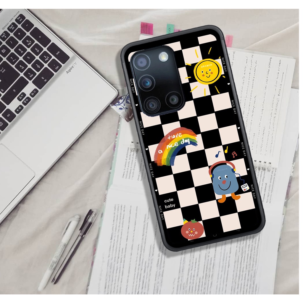 Ốp Lưng Samsung A13 - A23 - A53 - A73, In Hình &quot;Black Heart&quot; Phong Cách Đẹp.