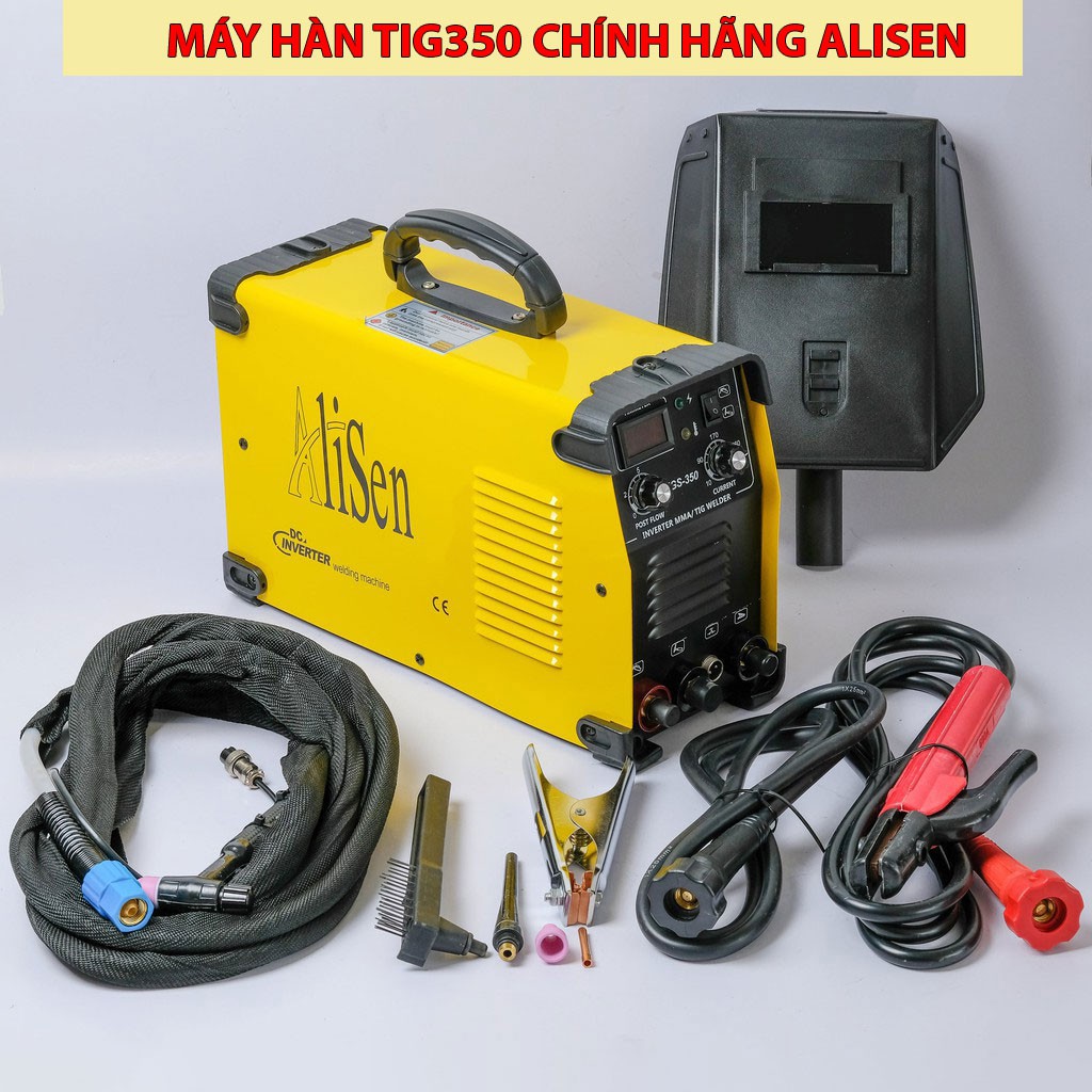 Máy hàn TIGS-350 | Máy hàn tig 2 chức năng hàn khí + hàn que 4 ly chính hãng Alisen,máy hàn que và hàn khí, máy hàn tig