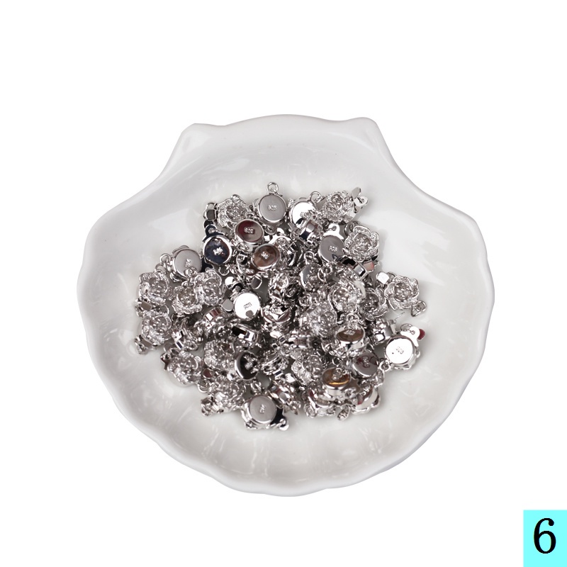 Phụ Kiện Móc Khóa Vòng Cổ Đính Ngọc Trai DIY