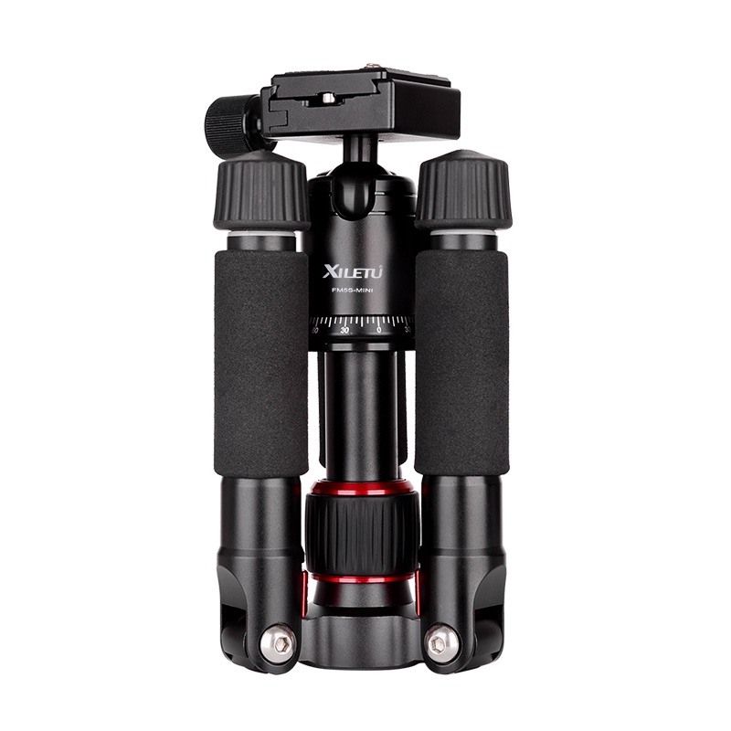 Giá Đỡ Ba Chân MINI XILETU FM5S-MINI Bằng Hợp Kim Có Đầu Bi Xoay 360 Độ Cho Điện Thoại / Máy Ảnh Kỹ Thuật Số