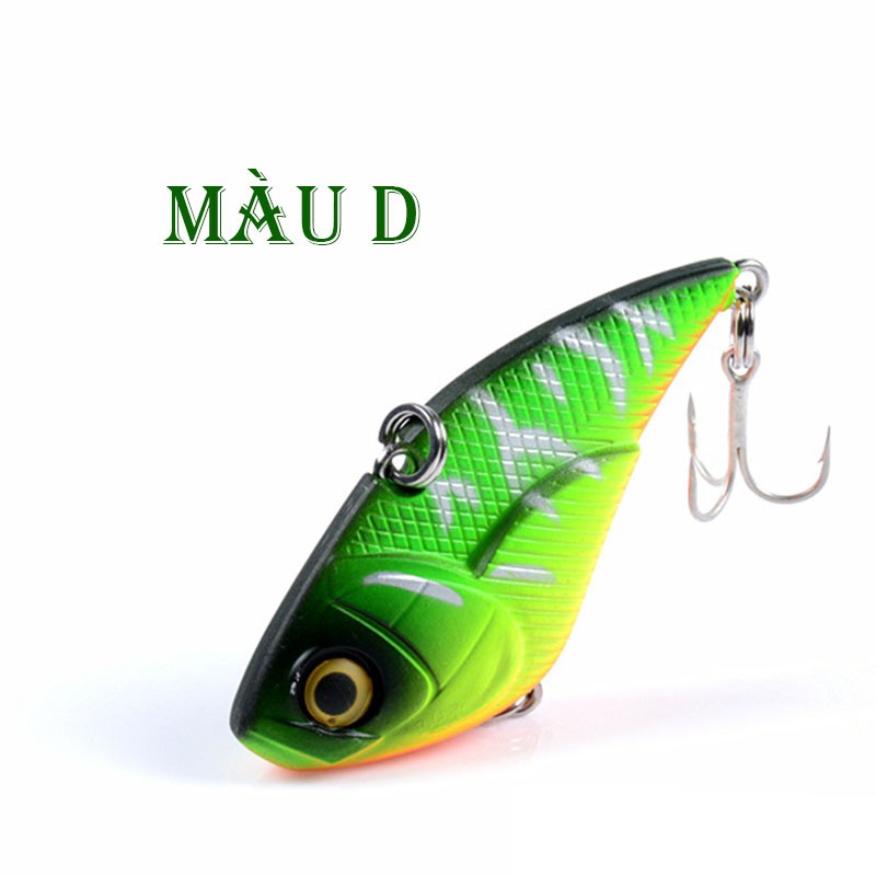 Mồi câu cá giả nhiều màu - VIB 5.3cm 14.3g - mồi câu lure siêu nhạy 2 lưỡi BKK