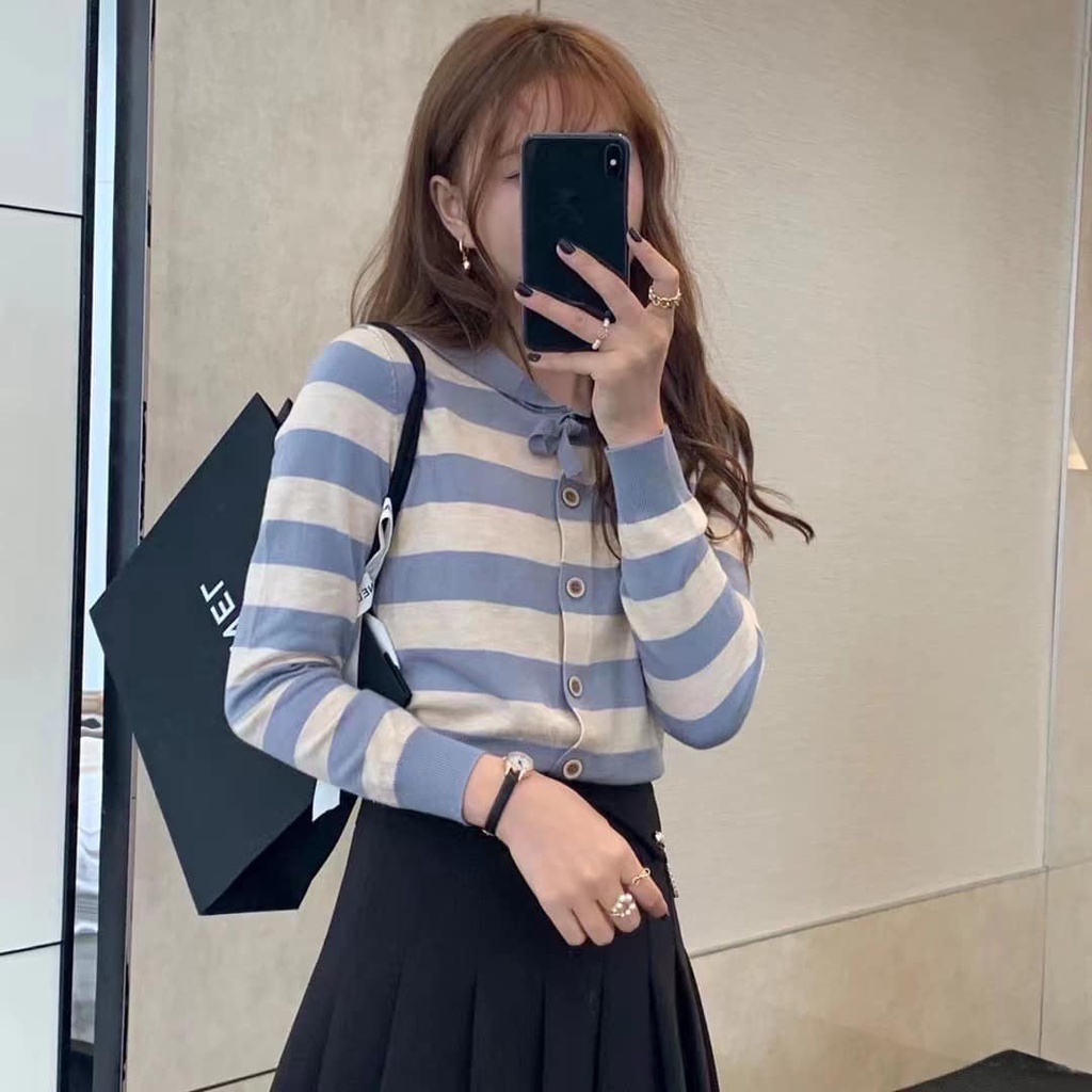 Len kẻ ngang cổ sen #2806 (3 màu) | BigBuy360 - bigbuy360.vn